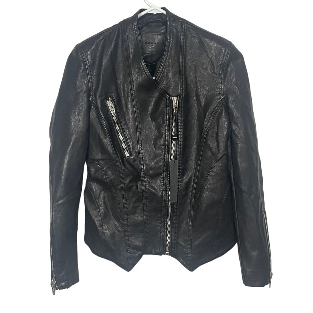 Blank NYC Moto Vegan Leather Jacket XS